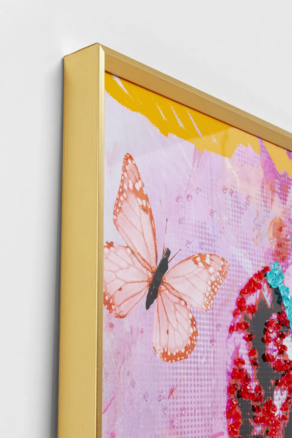 Gerahmtes Bild La Viva Mexico 100x100cm