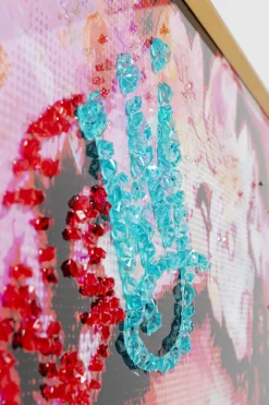 Gerahmtes Bild La Viva Mexico 100x100cm