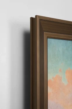 Gerahmtes Bild LED Art Gentleman 80x100cm