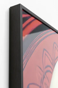 Gerahmtes Bild LED Fancy Blonde Lady 120x80cm