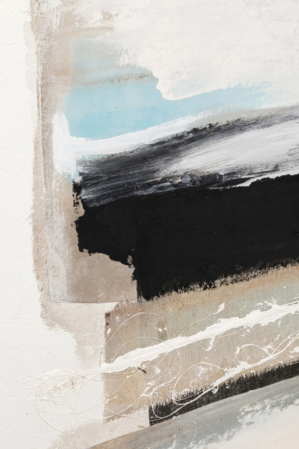 Gerahmtes Bild Lontano Beige 90x120cm