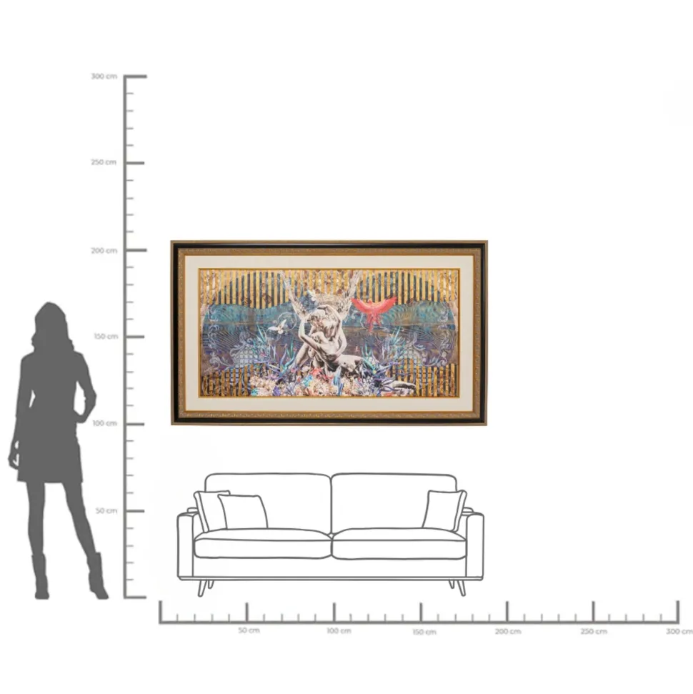 Gerahmtes Bild Lovers 180x106cm