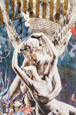 Gerahmtes Bild Lovers 180x106cm