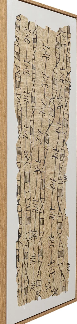 Gerahmtes Bild Native Spirals 50x150cm