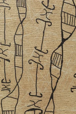 Gerahmtes Bild Native Spirals 50x150cm