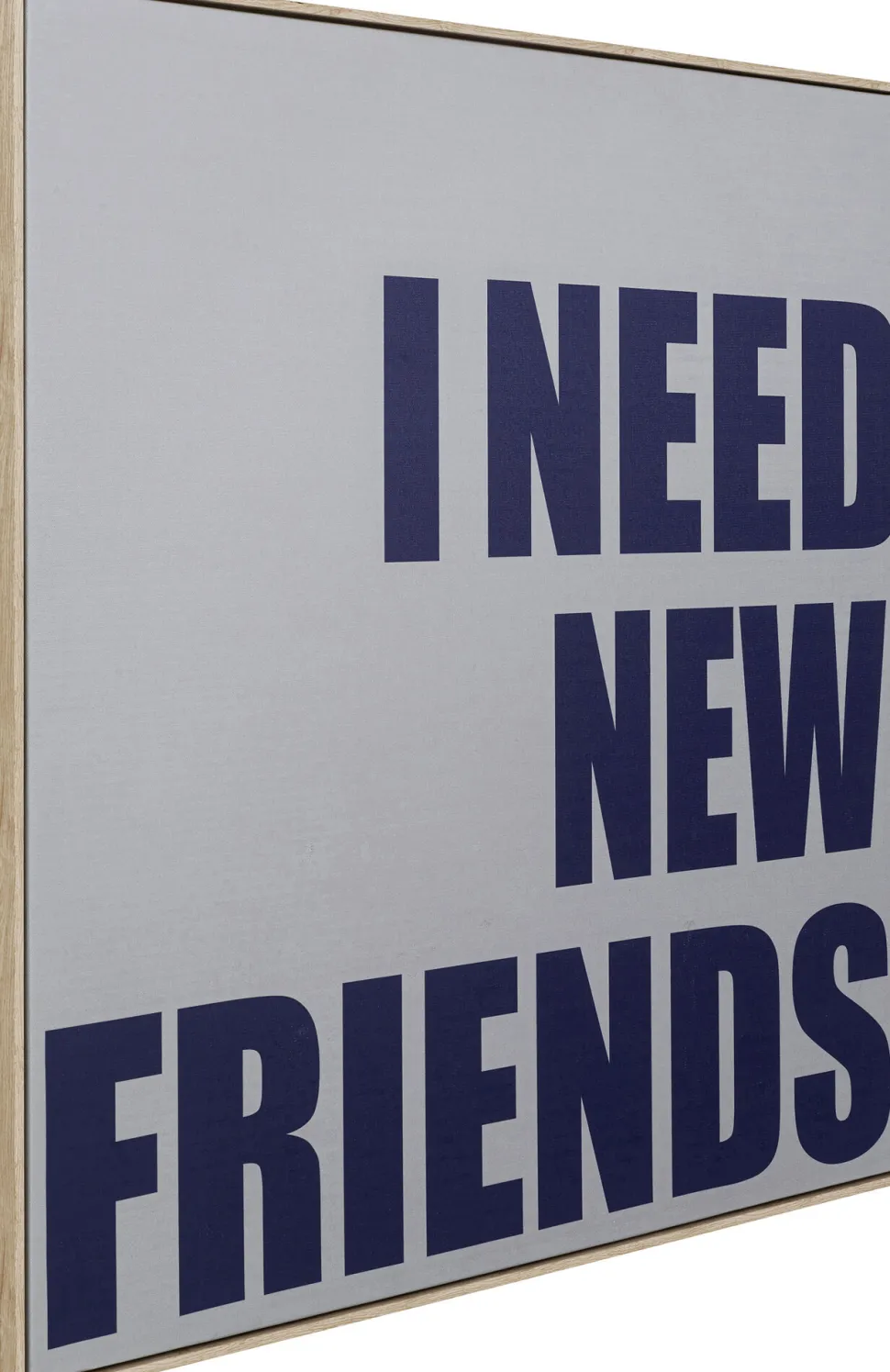 Gerahmtes Bild New Friends 80x80cm
