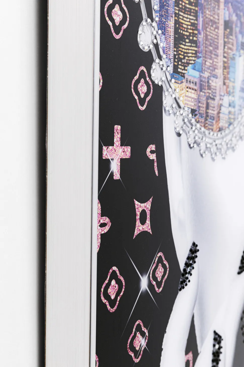 Gerahmtes Bild NY View 80x80cm