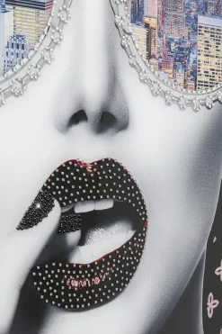 Gerahmtes Bild NY View 80x80cm