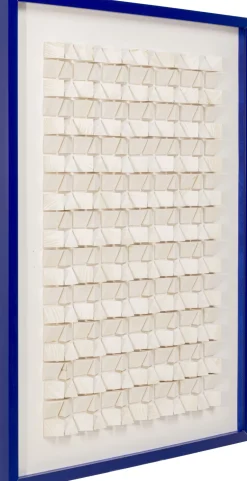 Gerahmtes Bild Origami Weiß 74x104cm