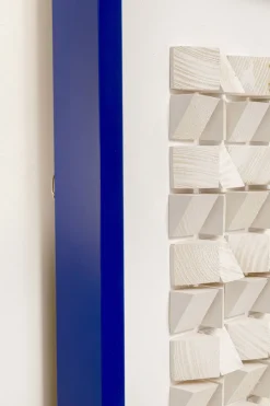 Gerahmtes Bild Origami Weiß 74x104cm