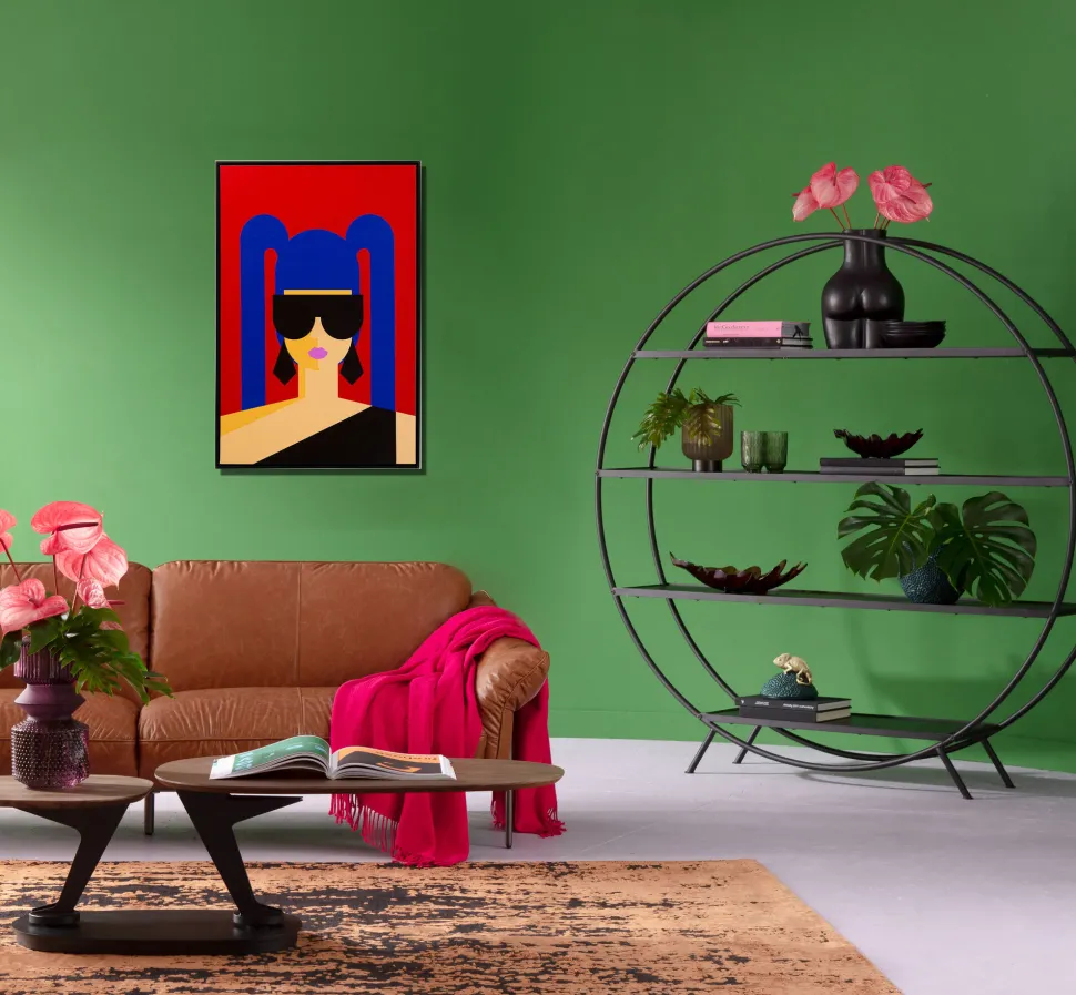 Gerahmtes Bild Party Girl 60x90cm