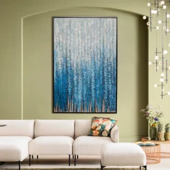 Gerahmtes Bild Rain Shower 120x180cm