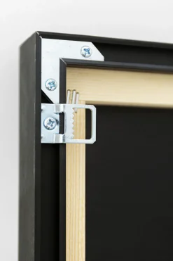 Gerahmtes Bild Shadow Skyline Blue 160x60cm