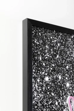 Glasbild Balloon Dog LED 80x80cm