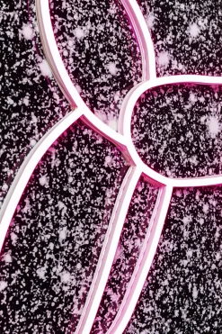 Glasbild Balloon Dog LED 80x80cm