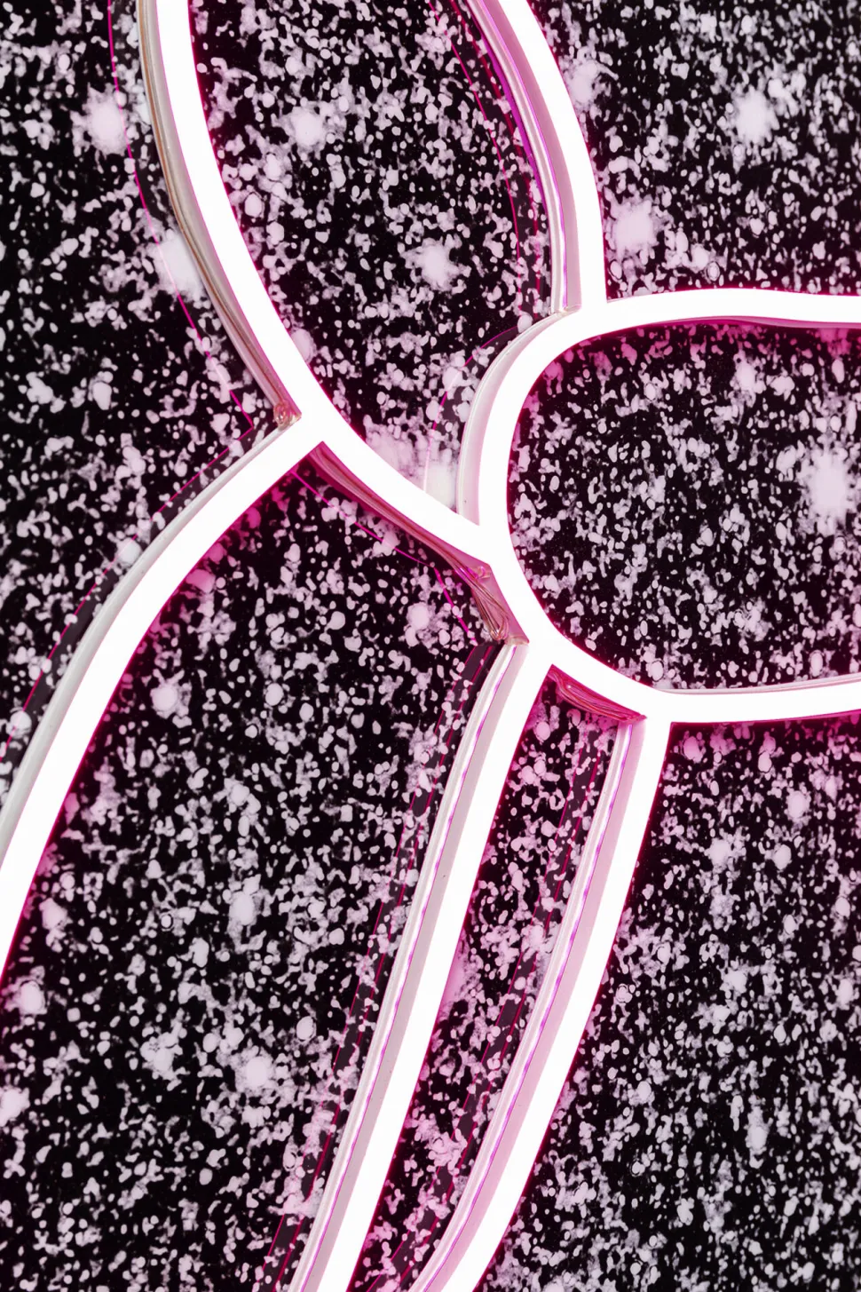 Glasbild Balloon Dog LED 80x80cm