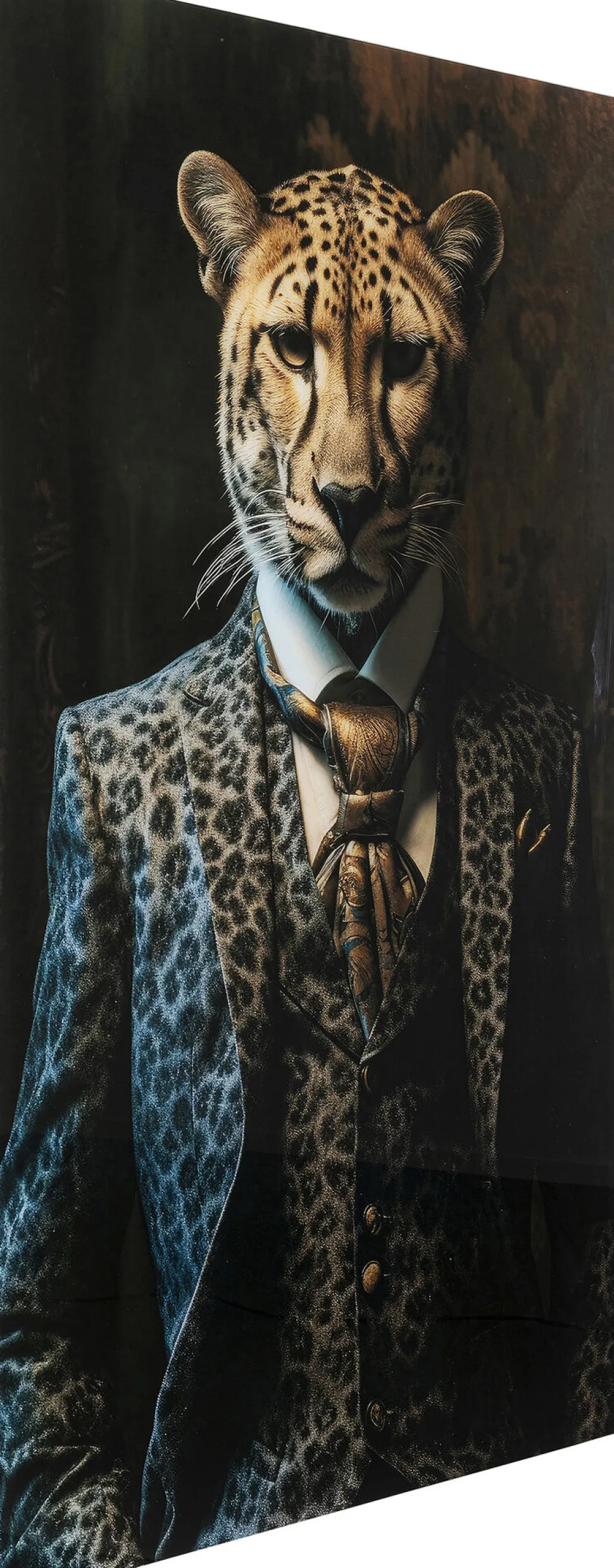 Glasbild Mister Leo 100x150cm