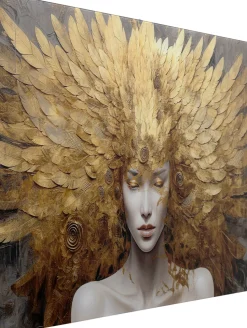 Glasbild Muse Celestial 120x80cm