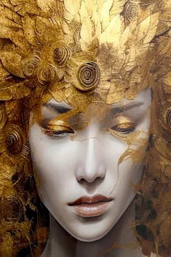 Glasbild Muse Celestial 120x80cm