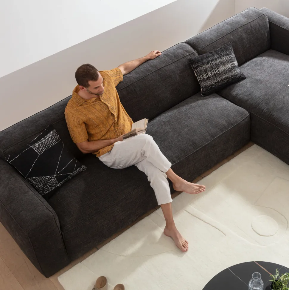 Henry Elements 3-Sitzer Grau Links