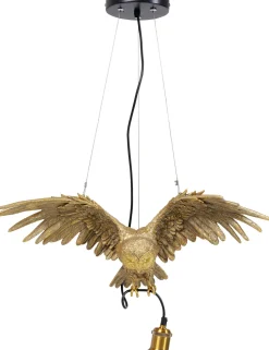 Hängeleuchte Animal Owl Gold 60cm