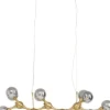 Hängeleuchte Atomic Balls Brass 190cm