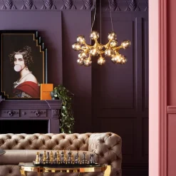 Hängeleuchte Atomic Balls Brass Ø74cm