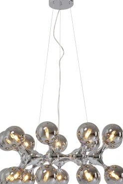 Hängeleuchte Atomic Balls Silber Ø74cm