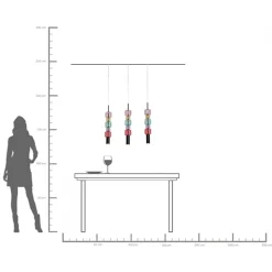Hängeleuchte Candy Bar Colore 70cm
