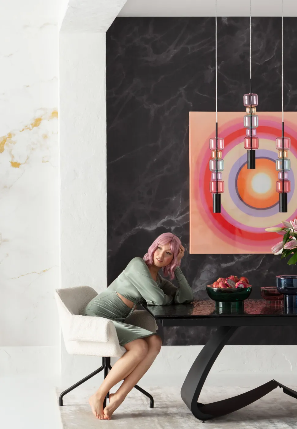 Hängeleuchte Candy Bar Colore 70cm