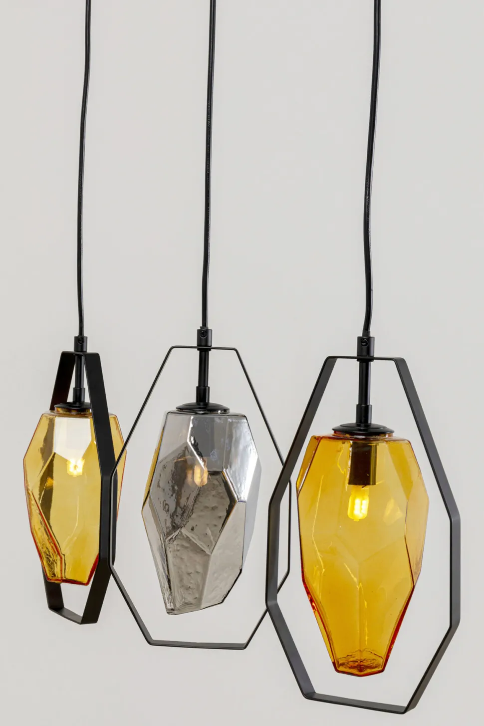 Hängeleuchte Diamond Fever Dining Schwarz 67cm