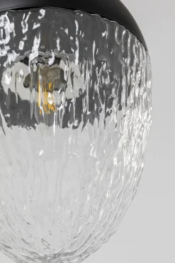 Hängeleuchte Frozen Schwarz Matt Ø20cm