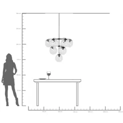 Hängeleuchte Lasmina Bunch Ø91cm