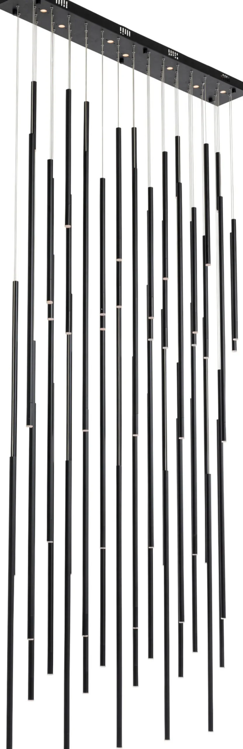 Hängeleuchte Living Vegas Deluxe Schwarz Matt LED