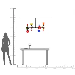 Hängeleuchte Mazzo Otto 105cm