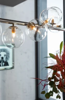 Hängeleuchte Scala Balls Chrome 155cm