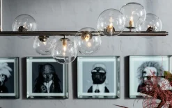 Hängeleuchte Scala Balls Chrome 155cm