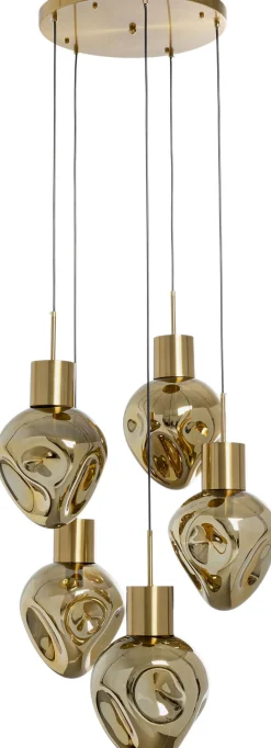 Hängeleuchte Supernova Amber Cinque Ø50cm