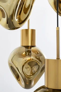 Hängeleuchte Supernova Amber Cinque Ø50cm