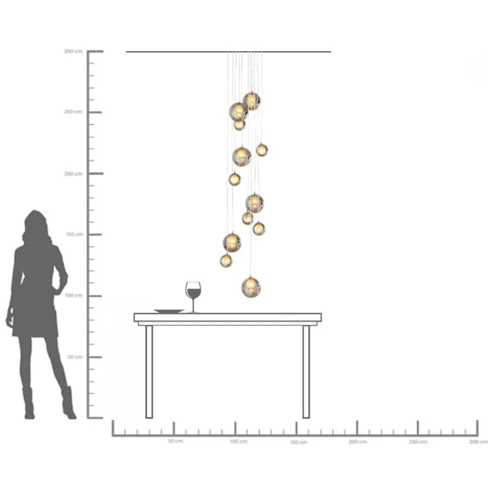 Hängeleuchte Symphony Chrome