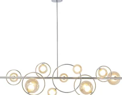 Hängeleuchte Universe Chrom 110cm