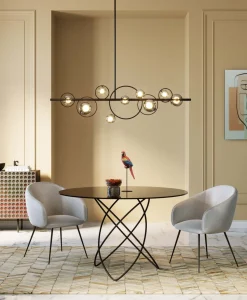 Hängeleuchte Universe Schwarz 110cm