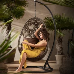 Hängesessel Ibiza Braun