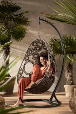 Hängesessel Ibiza Braun