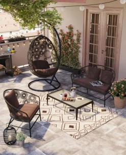 Hängesessel Ibiza Braun