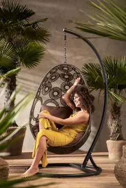 Hängesessel Ibiza Braun