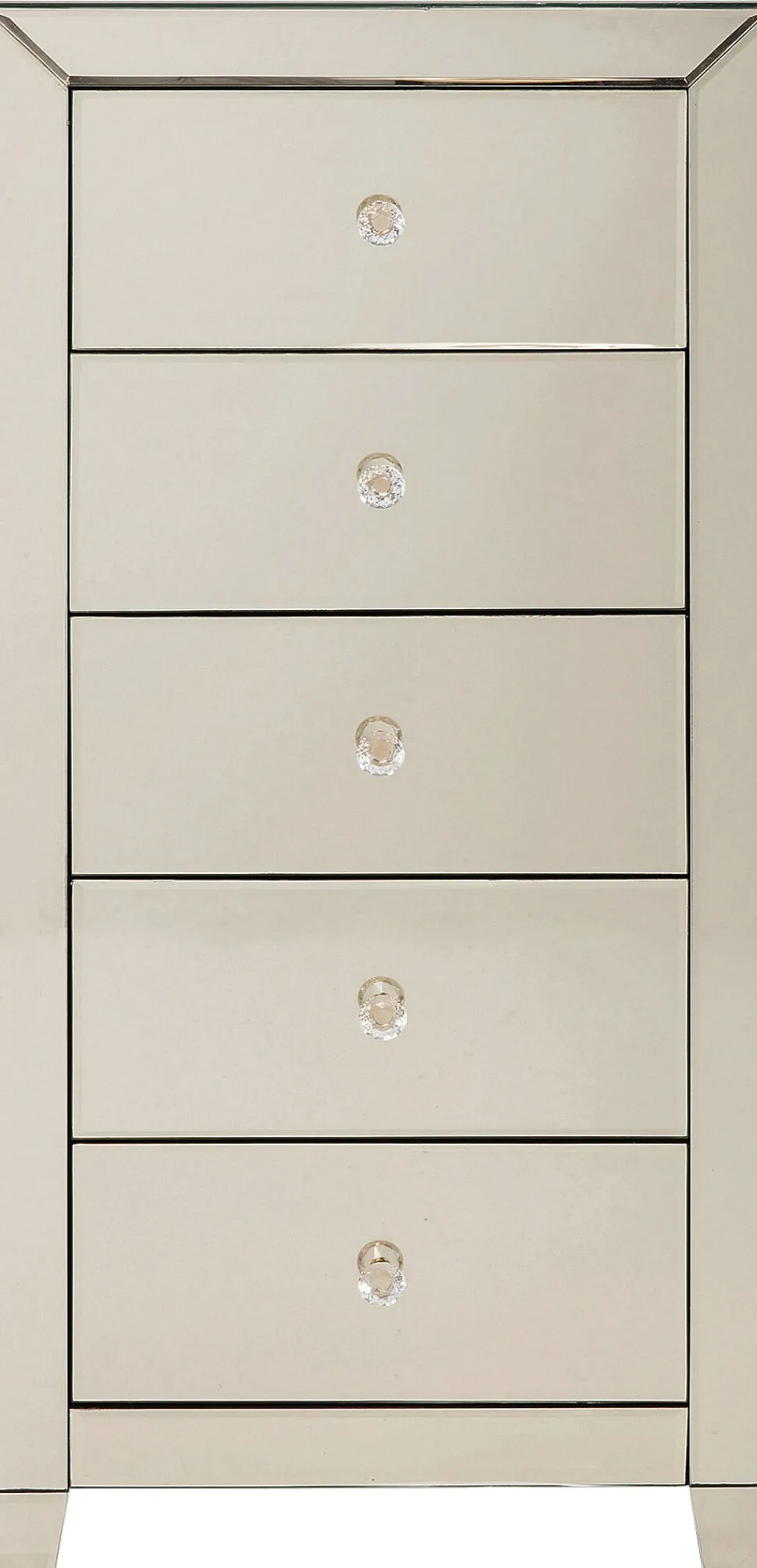 Hochkommode Luxury Pearl 5 Schübe