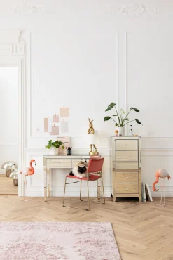 Hochkommode Luxury Pearl 5 Schübe