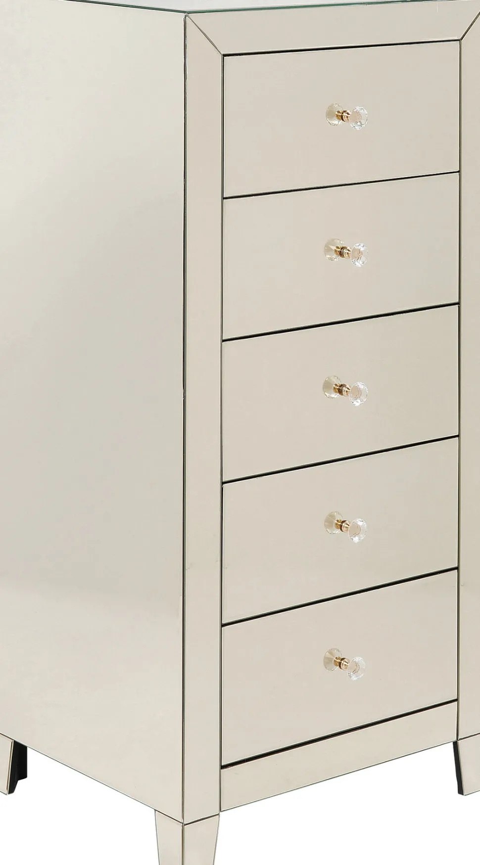 Hochkommode Luxury Pearl 5 Schübe