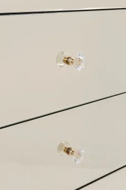 Hochkommode Luxury Pearl 5 Schübe